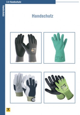 Schutzhandschuhe, Winterhandschuhe, Schutzhandschuhe mit Schnittschutz, Chemikalienschutzhandschuhe, Hitze- und Schweißerschutzhandschuhe und Einweghandschuhe.